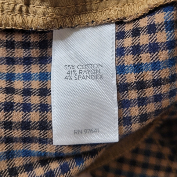 DONATED!!!J. Jill Premium Bi-Stretch Checkered Cropped Pants sz 16 Petite 161322 - Picture 6 of 11